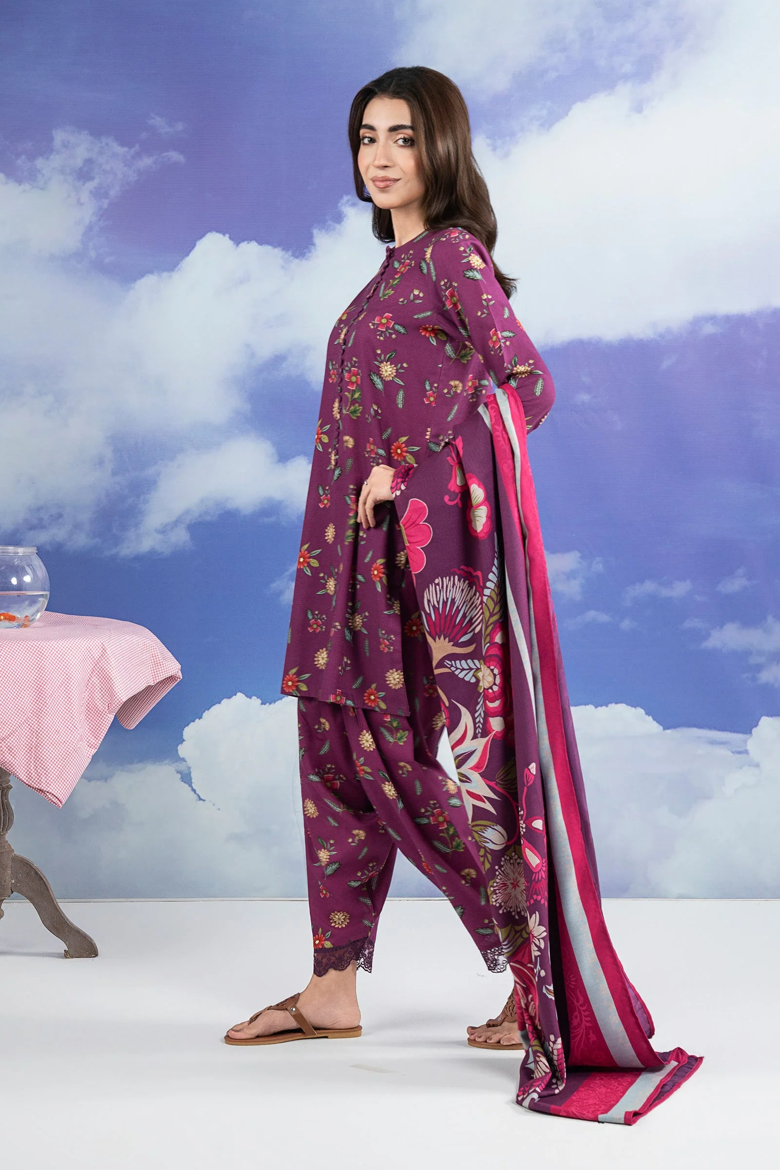 3 Pc Embroidered Khaddar Suit 4 3 Pc Embroidered Khaddar Suit