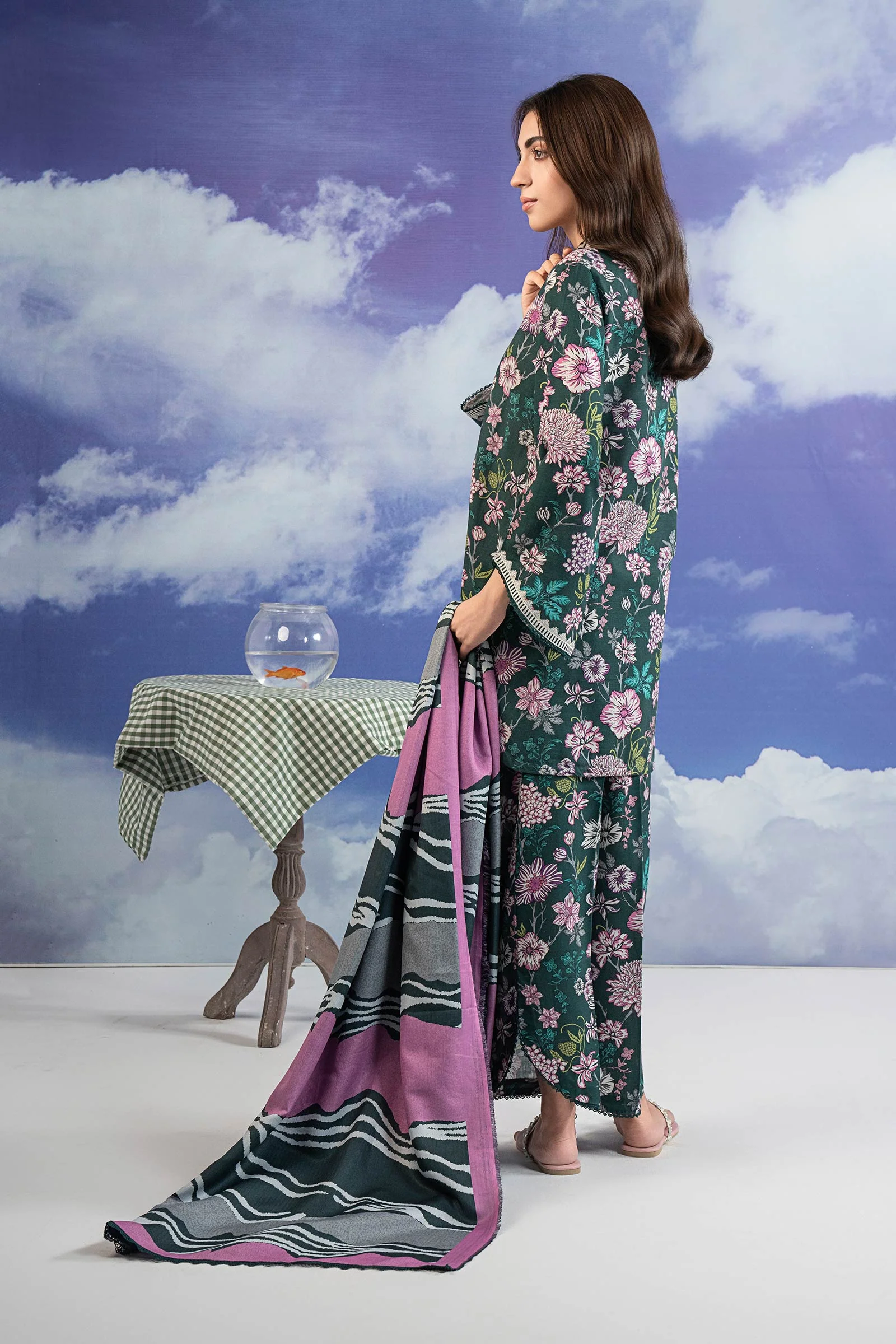 3 Pc Embroidered Khaddar Suit 5 3 Pc Embroidered Khaddar Suit