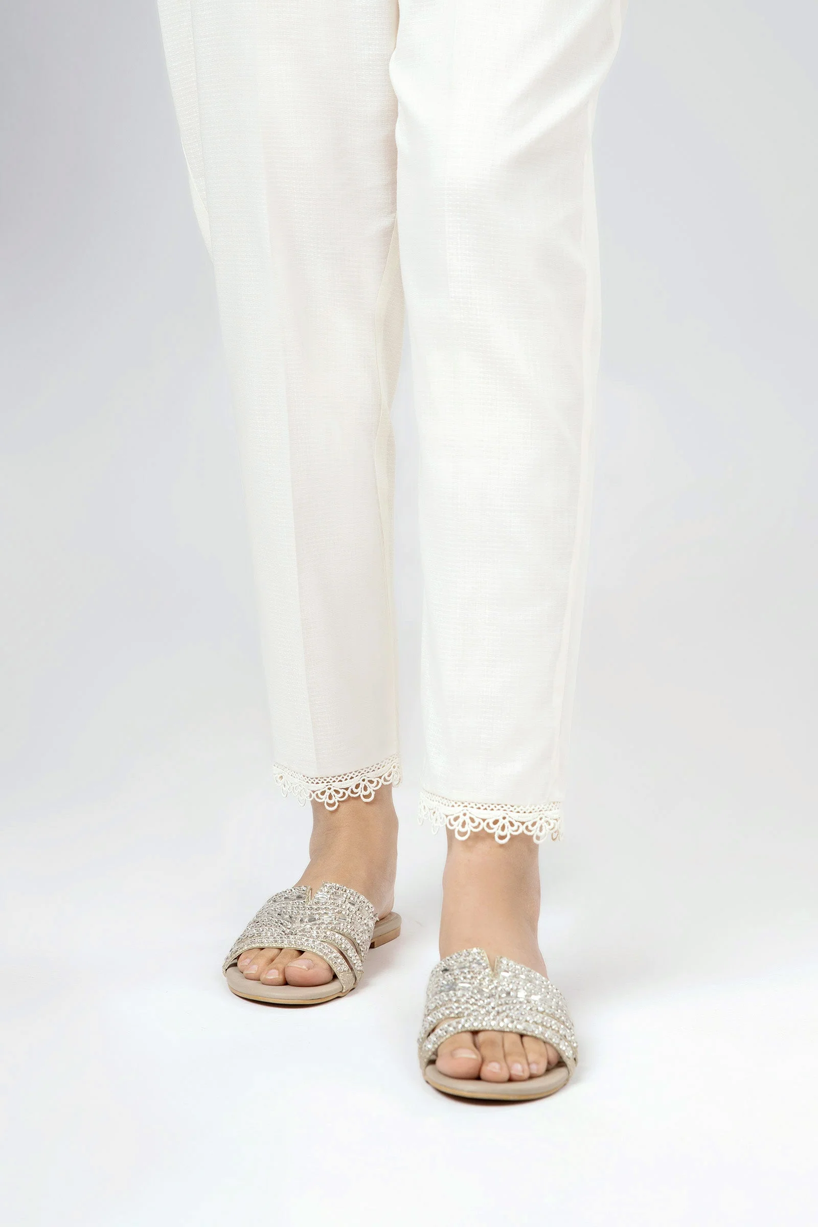 Dyed Viscose Trouser