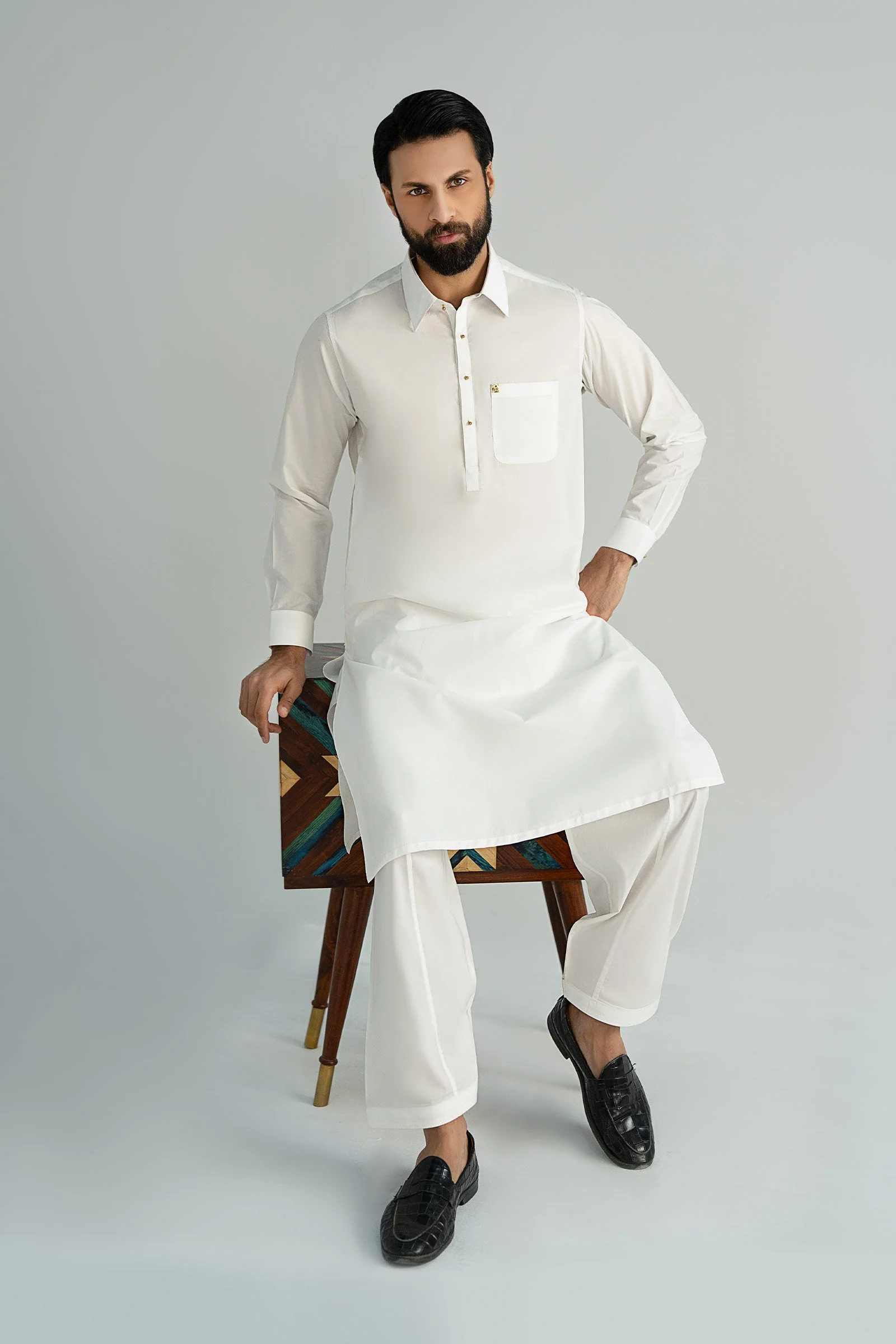 2 Piece Cotton Suit