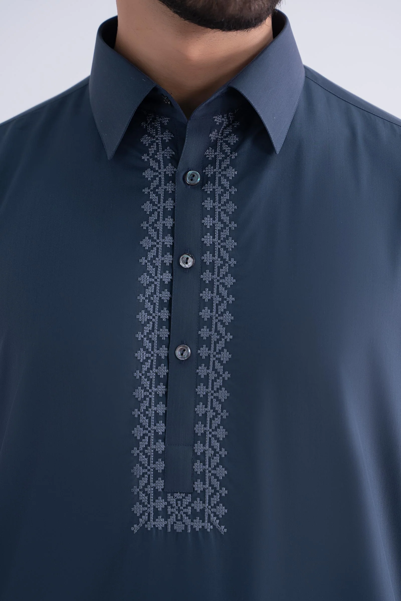 2 Piece Embroidered Blended Suit 4 2 Piece Embroidered Blended Suit