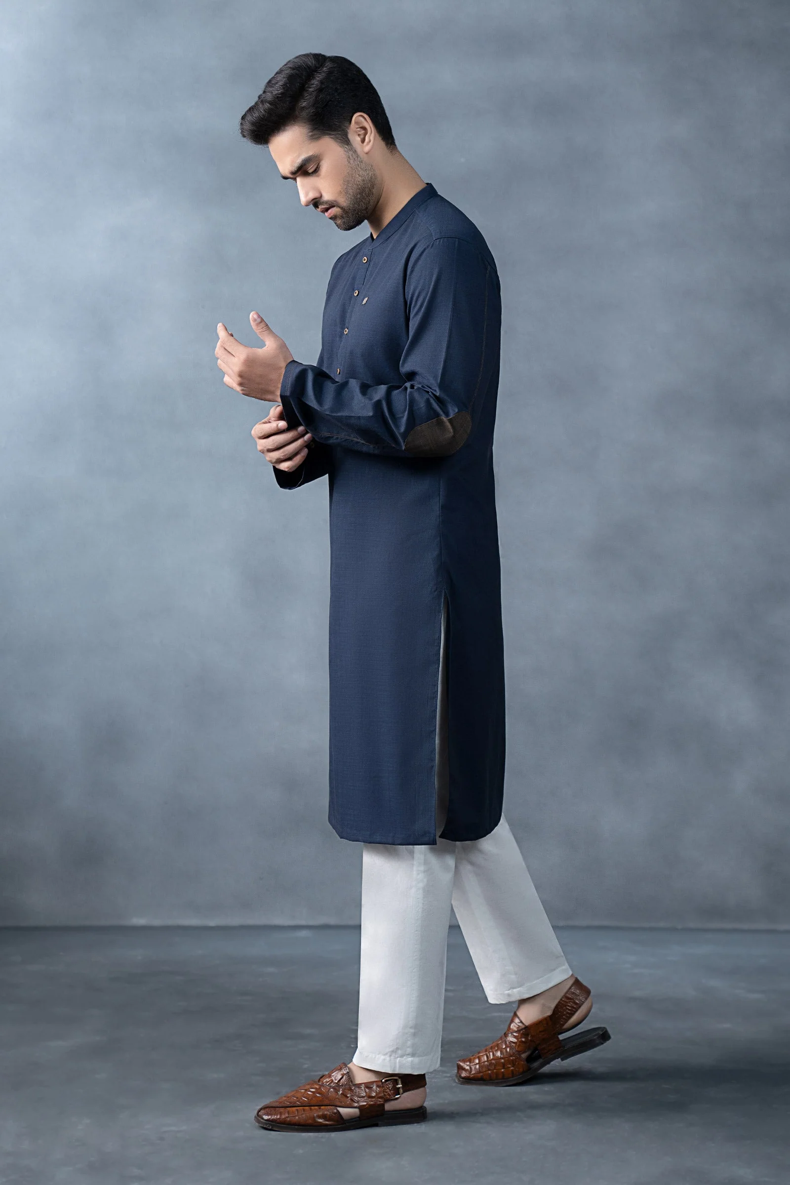 Nova Yarn Dyed Khaddar Kurta
