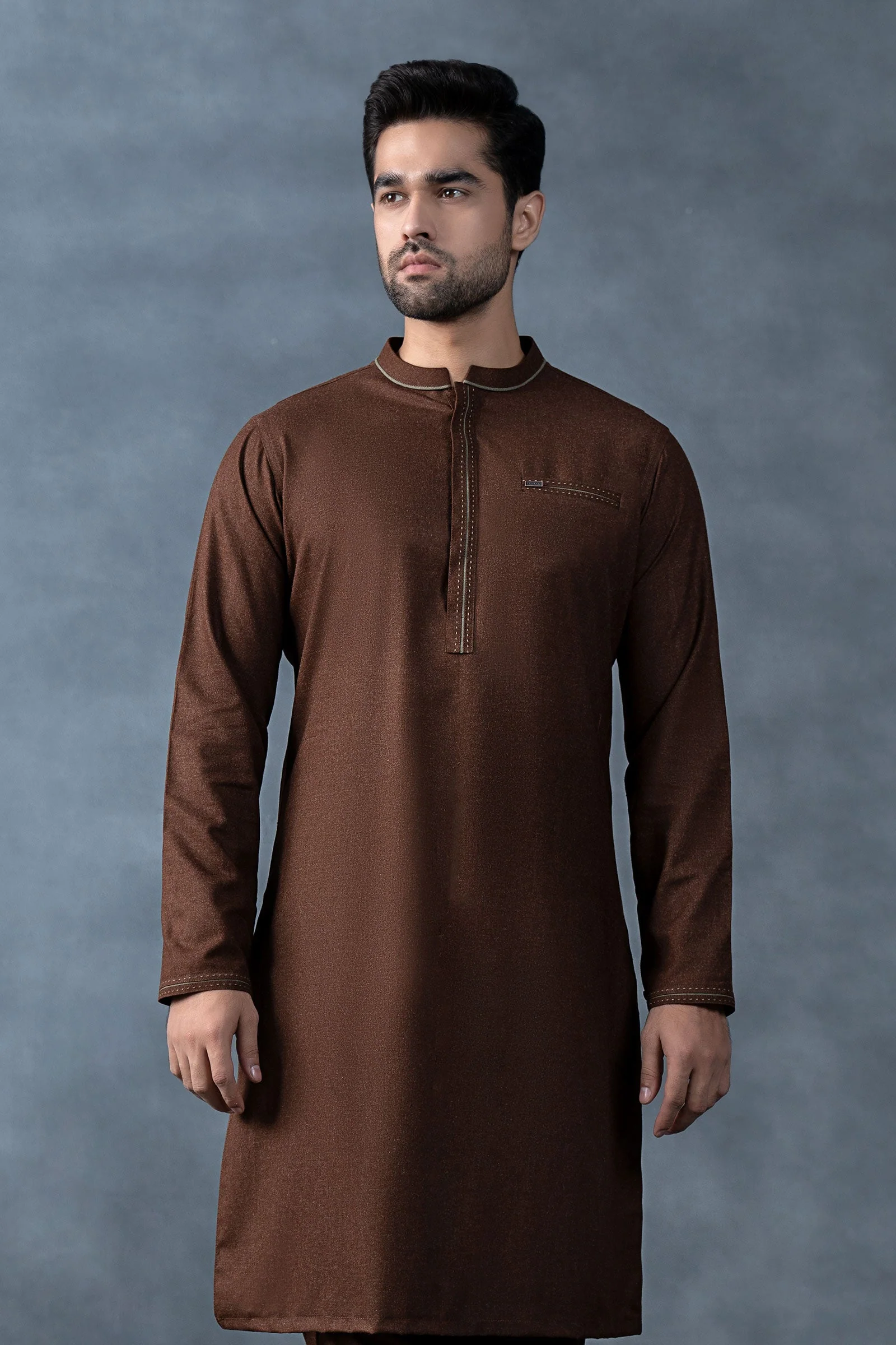 Nova Yarn Dyed Khaddar Kurta