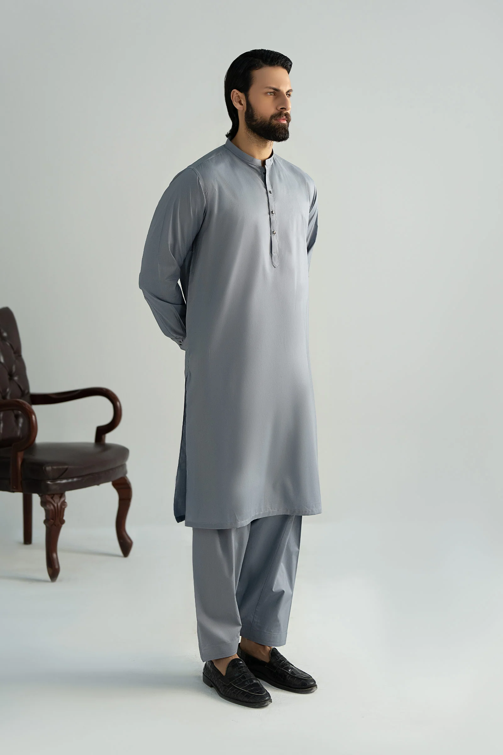 2 Piece Cotton Suit