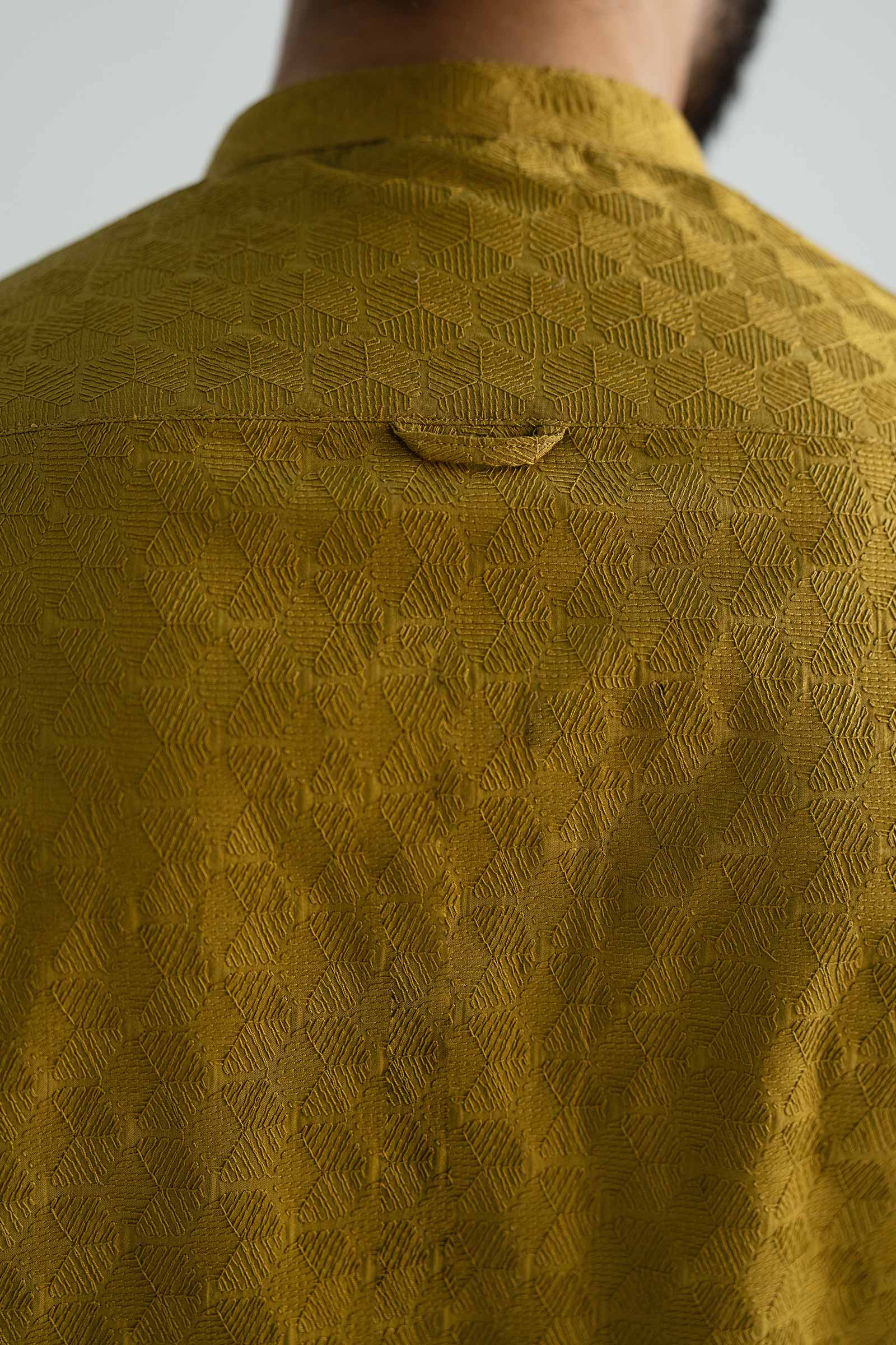 Embroidered Cotton Kurta