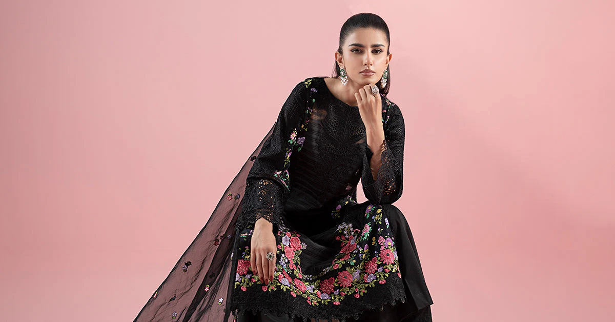 3 Piece Embroidered Lawn Suit