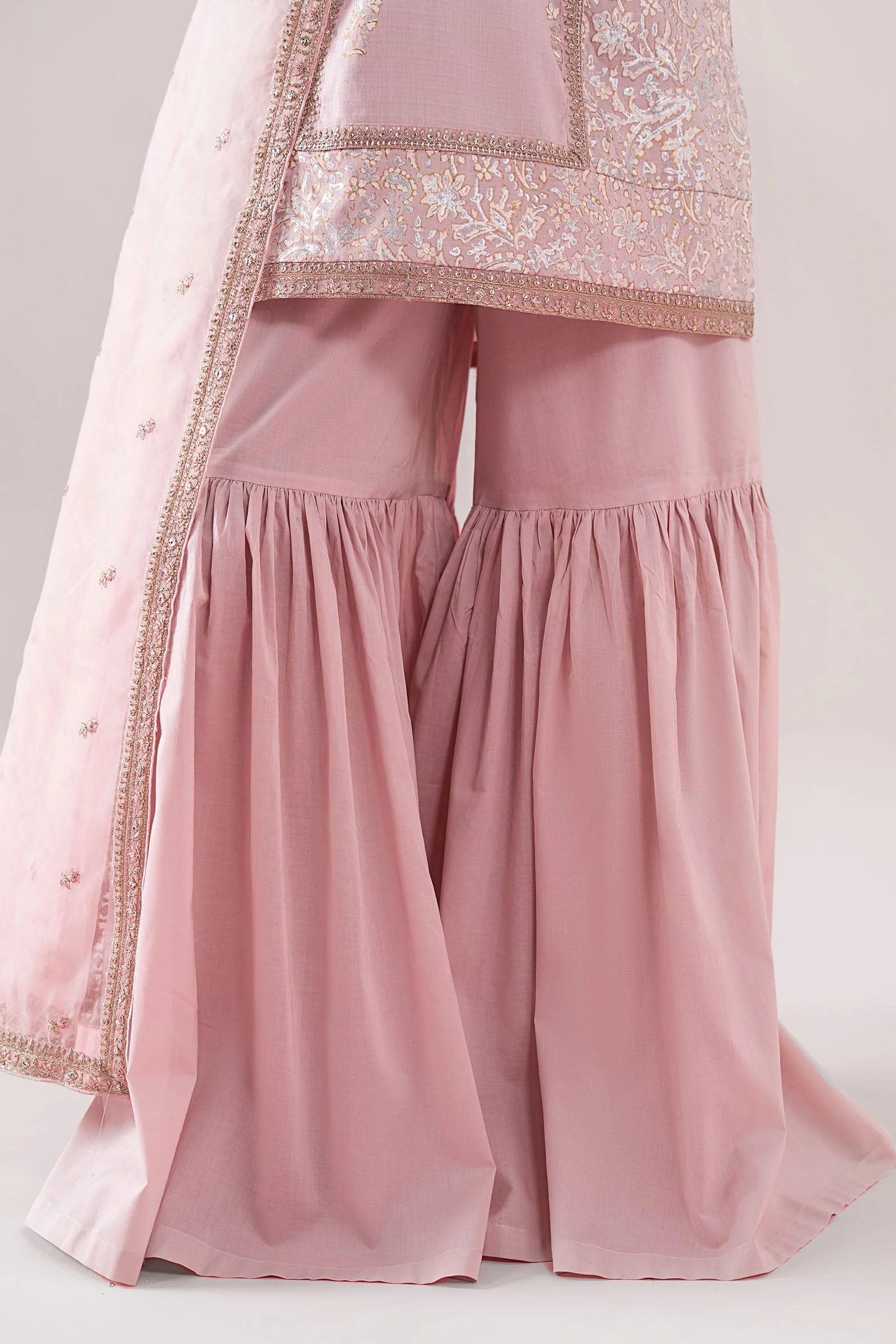 3 Piece Embroidered Dobby Suit