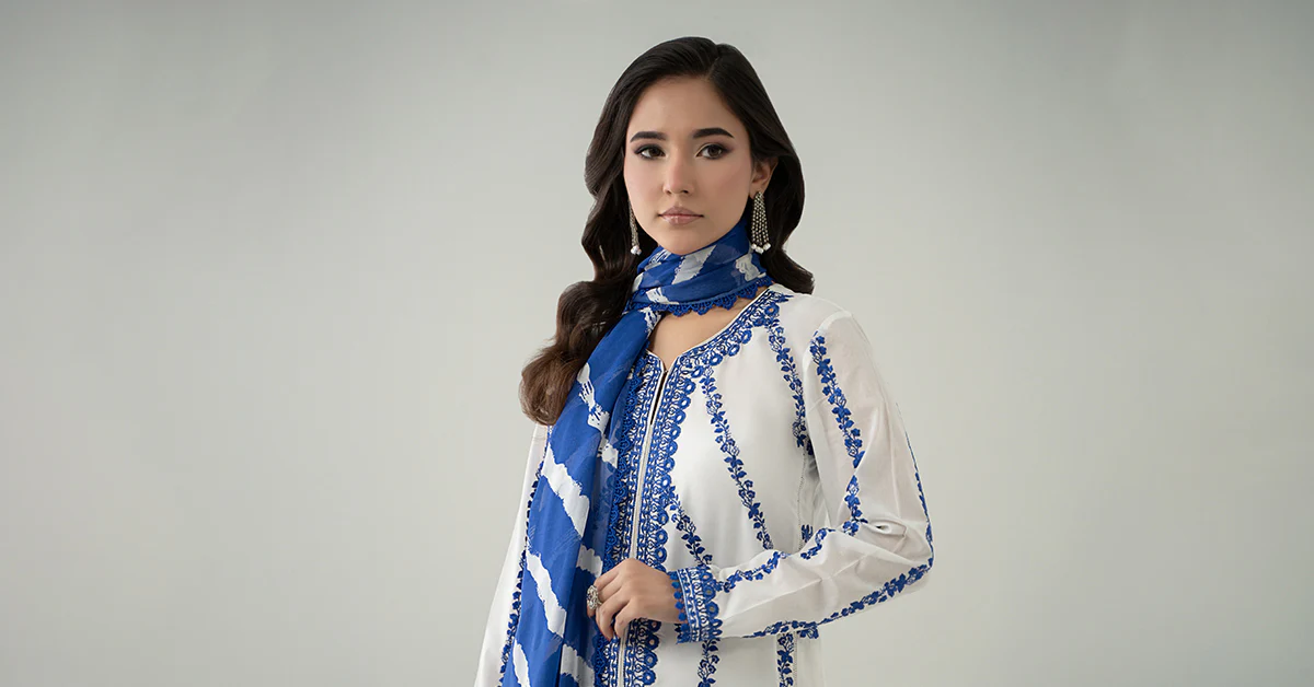 3 Piece Embroidered Lawn Suit