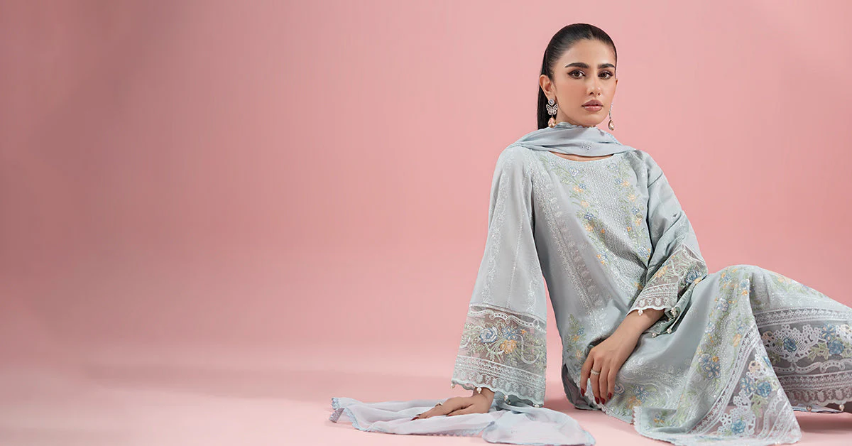 3 Piece Embroidered Dobby Suit 8 3 Piece Embroidered Dobby Suit