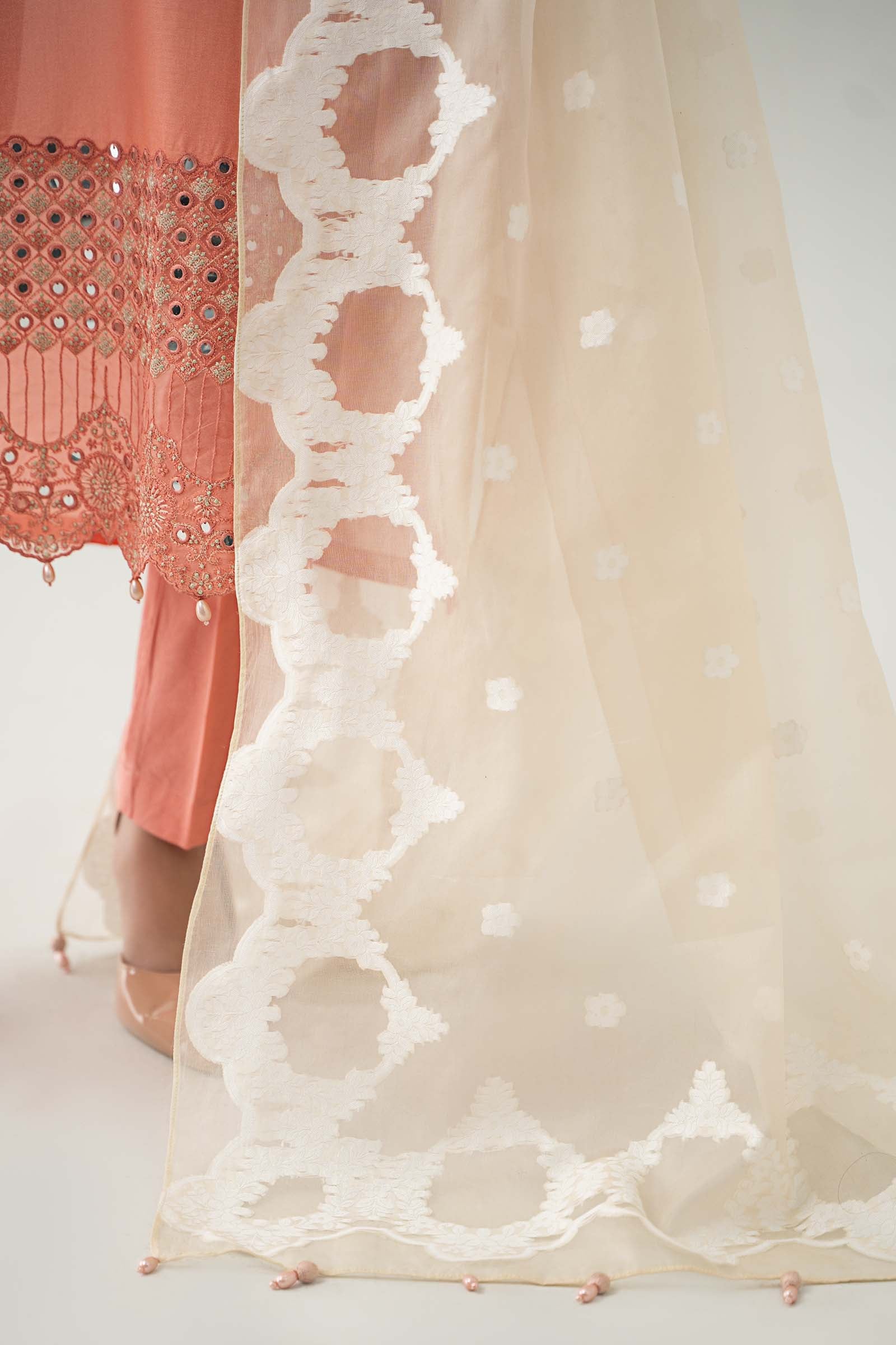 3 Piece Dyed Lawn Suit