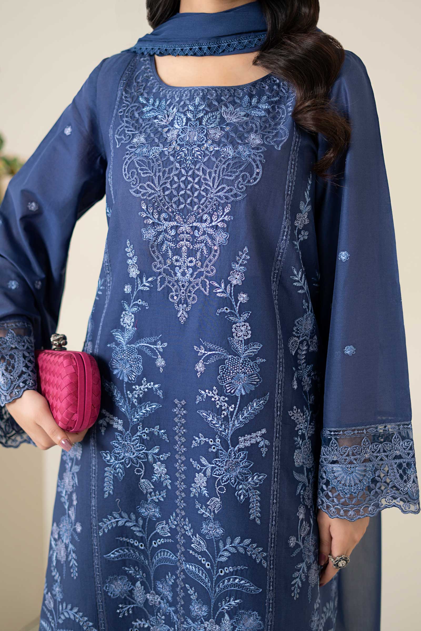 3 Piece Embroidered Lawn Suit 226 3 Piece Embroidered Lawn Suit