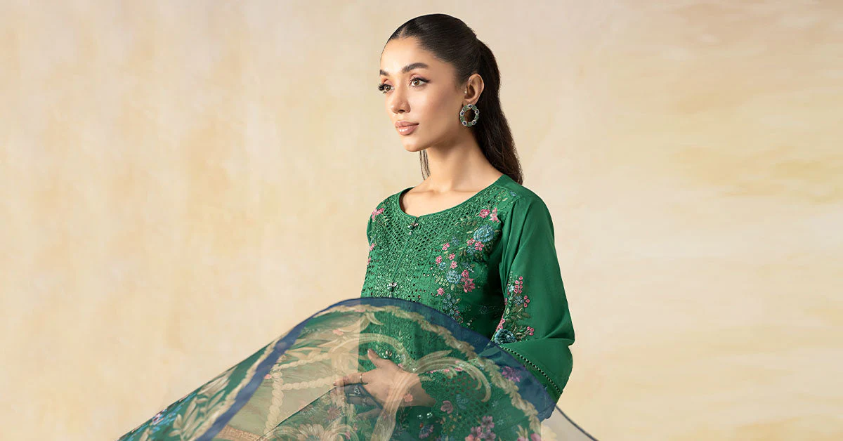 3 Piece Embroidered Lawn Suit 202 3 Piece Embroidered Lawn Suit