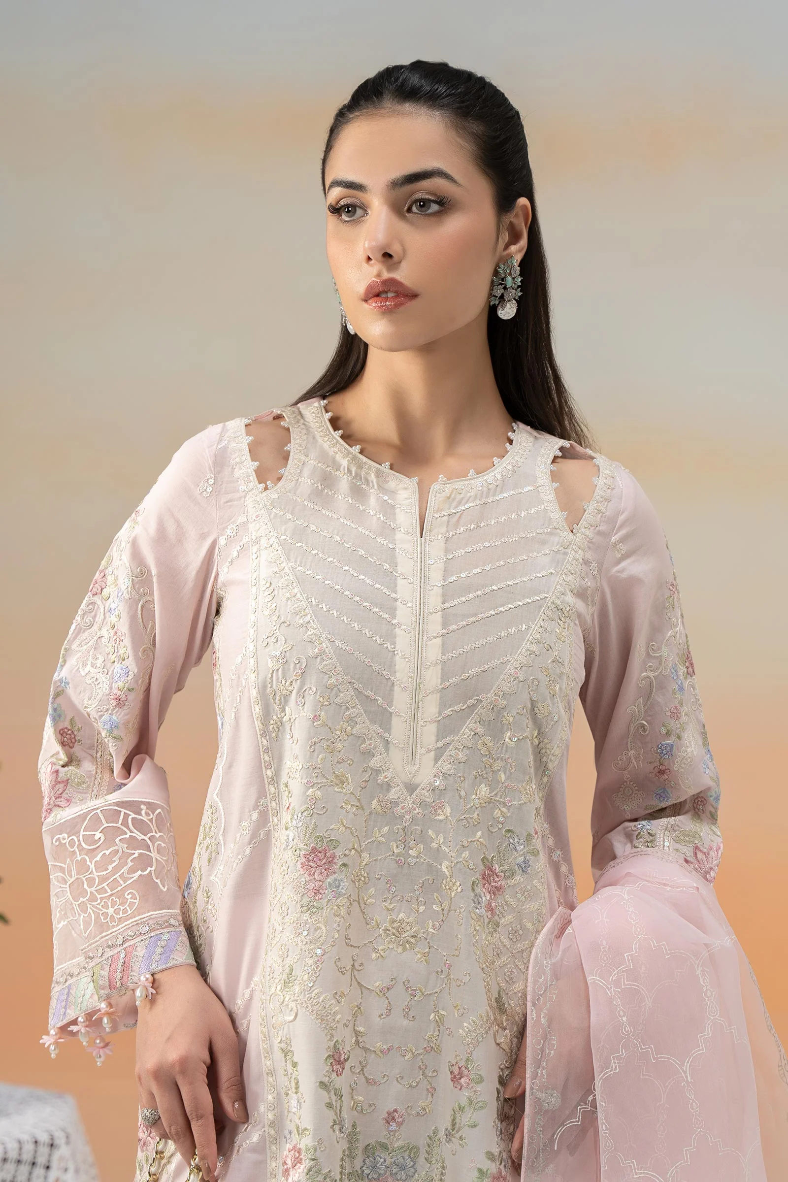 3 Piece Embroidered Lawn Suit 175 3 Piece Embroidered Lawn Suit