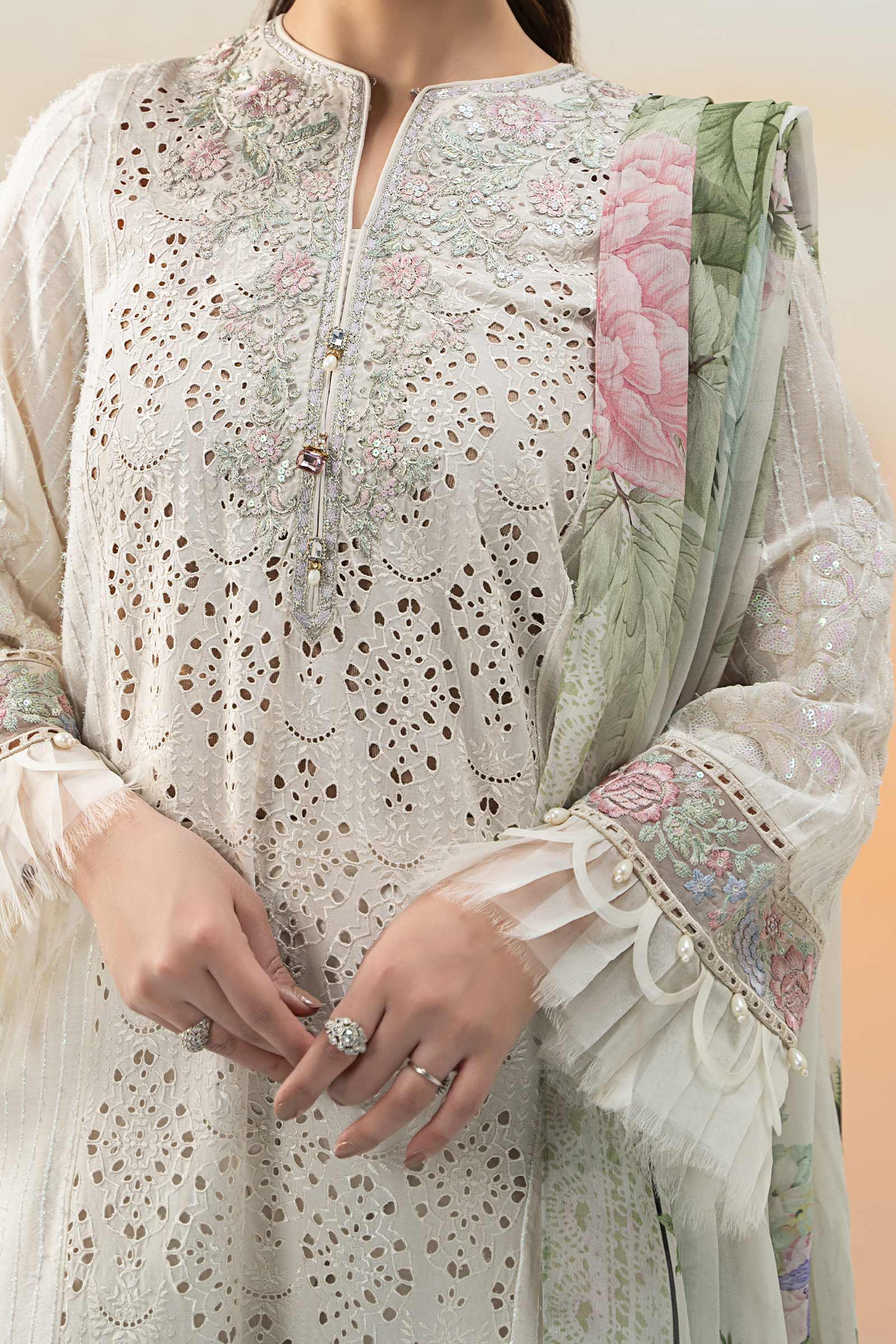 3 Piece Embroidered Lawn Suit 169 3 Piece Embroidered Lawn Suit