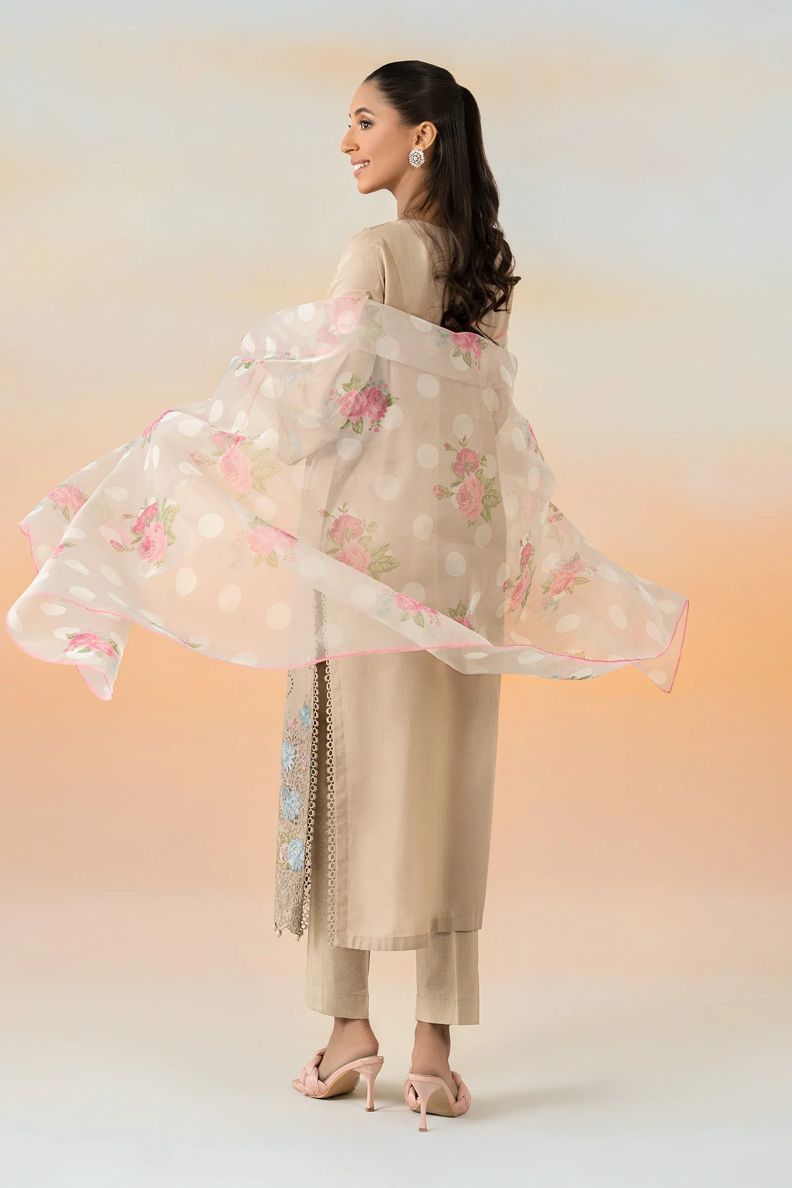 3 Piece Embroidered Lawn Suit 164 3 Piece Embroidered Lawn Suit