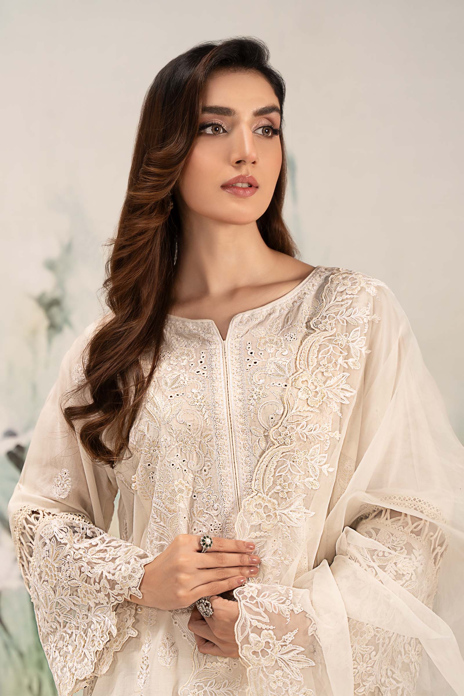 3 Piece Embroidered Lawn Suit 153 3 Piece Embroidered Lawn Suit