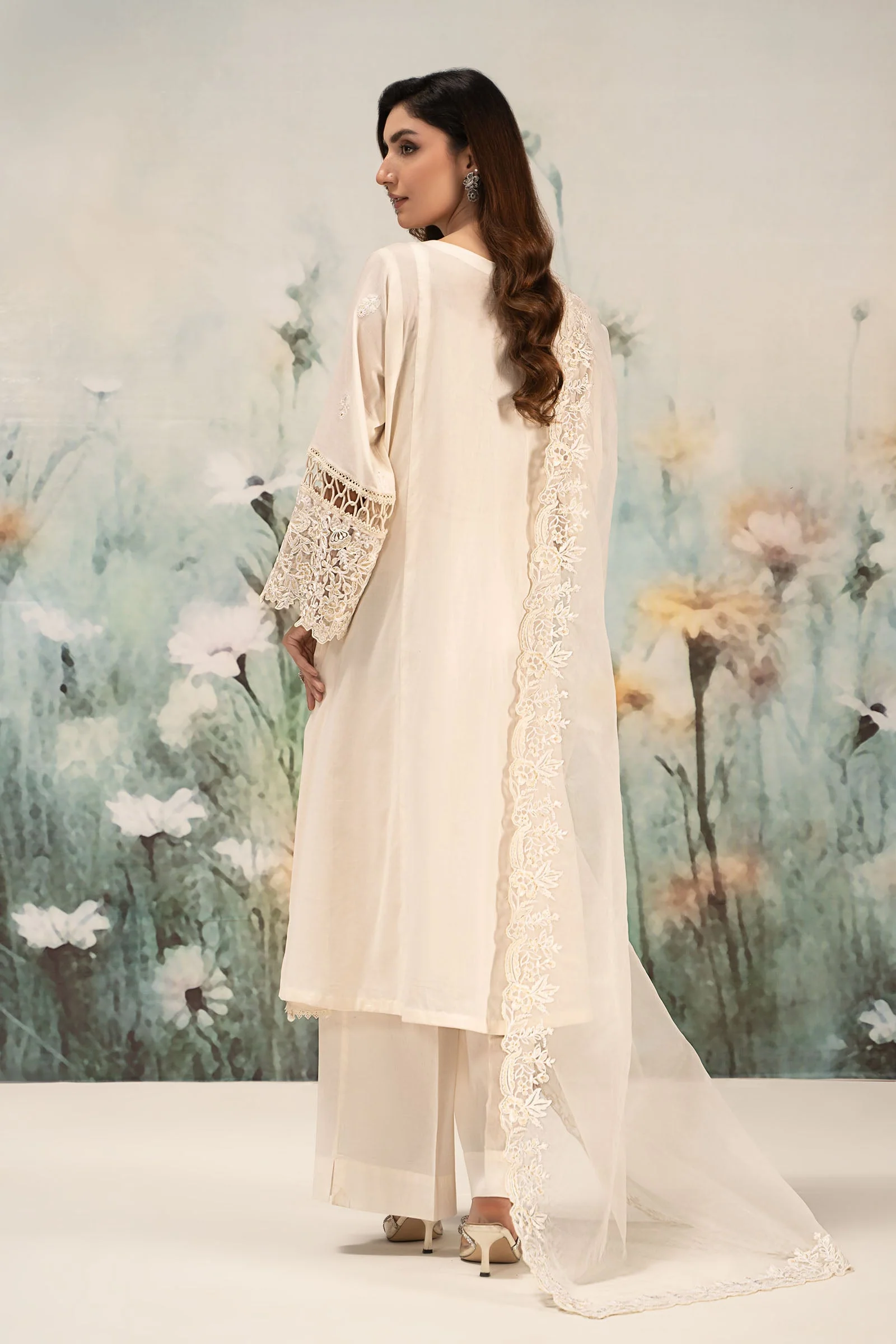 3 Piece Embroidered Lawn Suit 157 3 Piece Embroidered Lawn Suit