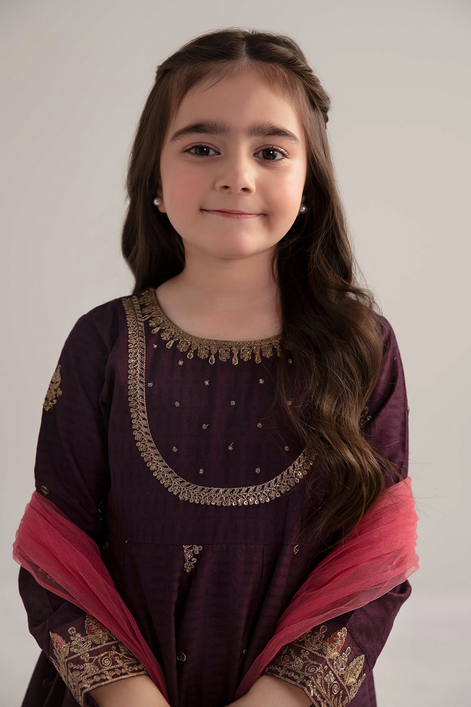 3 Piece Embroidered Dobby Lawn Suit