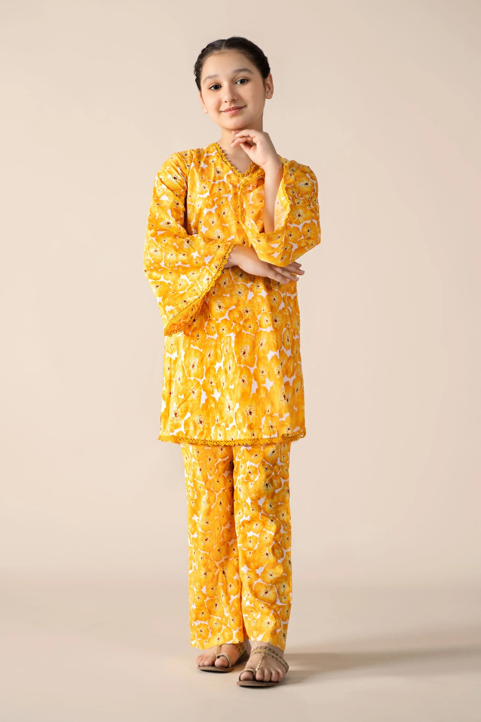 2 Piece Printed Lawn Suit
