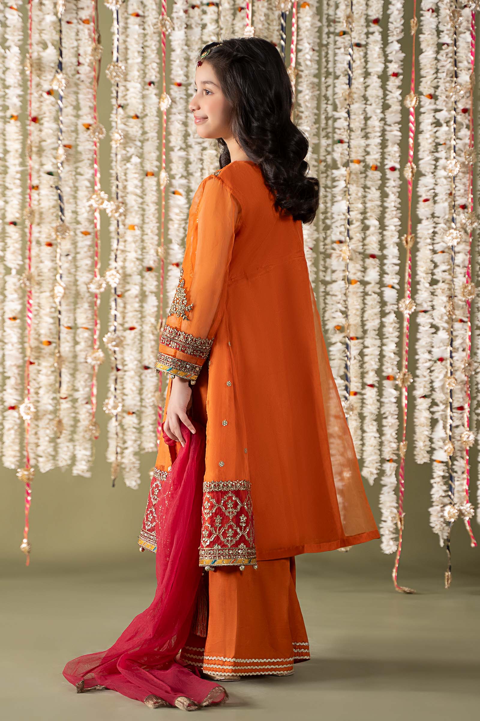 3 Piece Embroidered Organza Suit 82 3 Piece Embroidered Organza Suit
