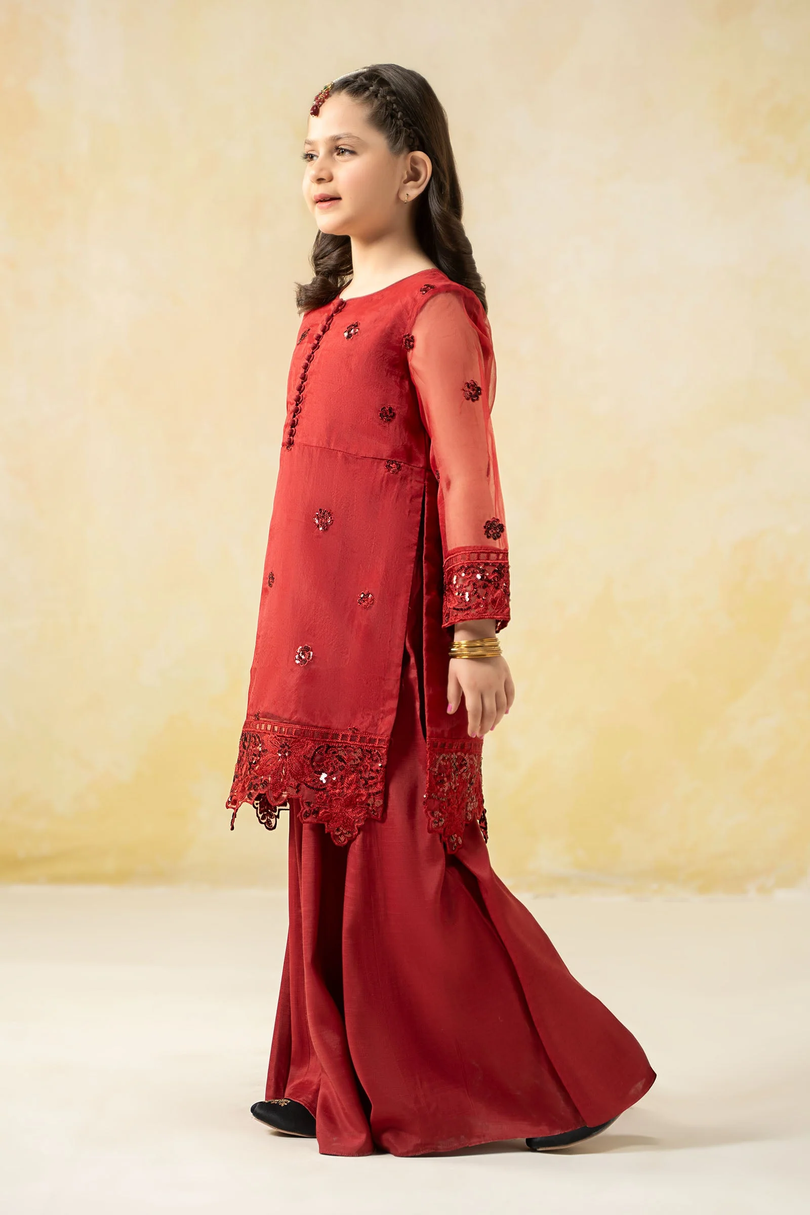 3 Piece Embroidered Organza Suit 71 3 Piece Embroidered Organza Suit