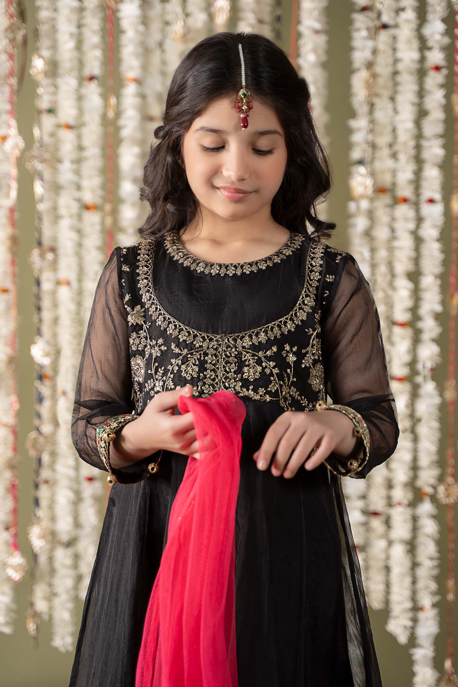 3 Piece Embroidered Organza Suit 64 3 Piece Embroidered Organza Suit