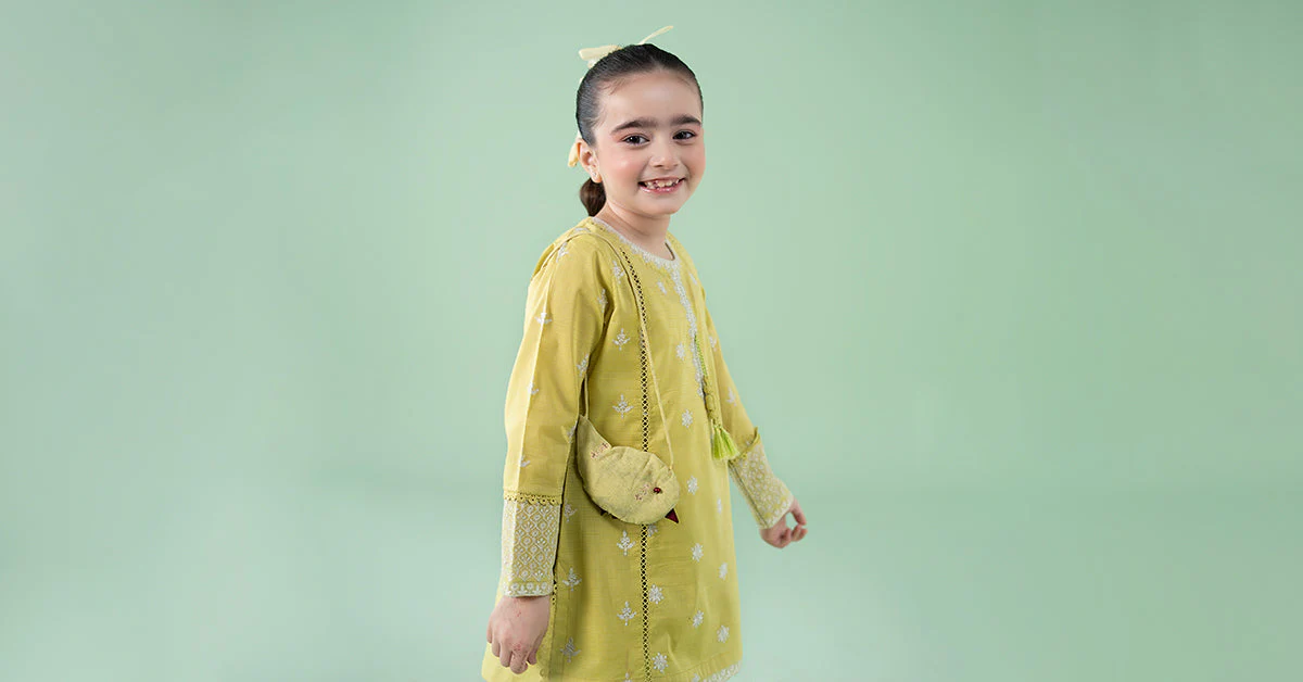 3 Piece Embroidered Dobby Suit