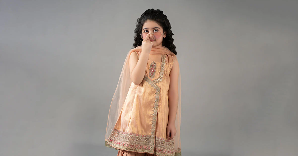 3 Piece Embroidered Cotton Staple Zari Suit