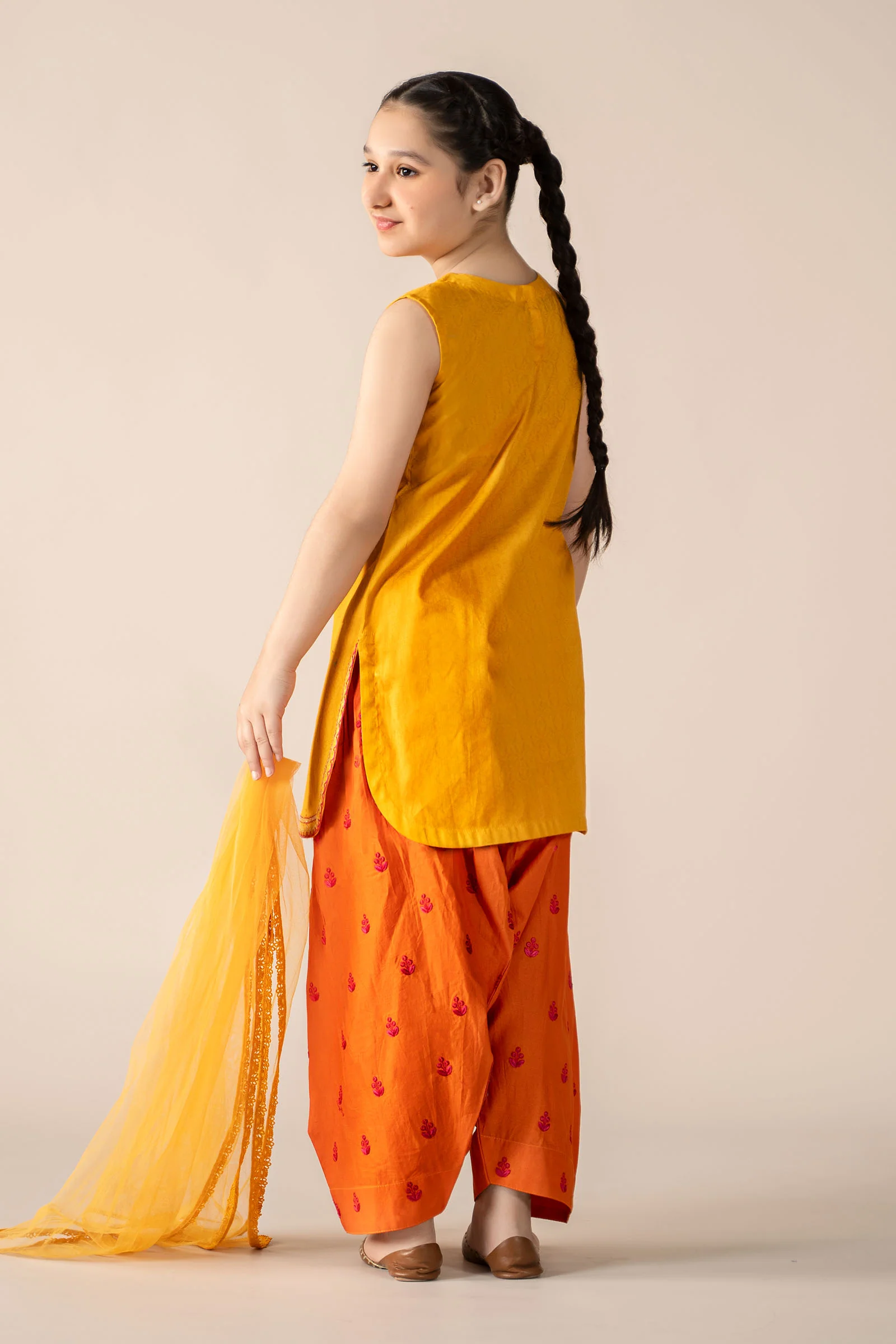 3 Piece Embroidered Dobby Lawn Suit