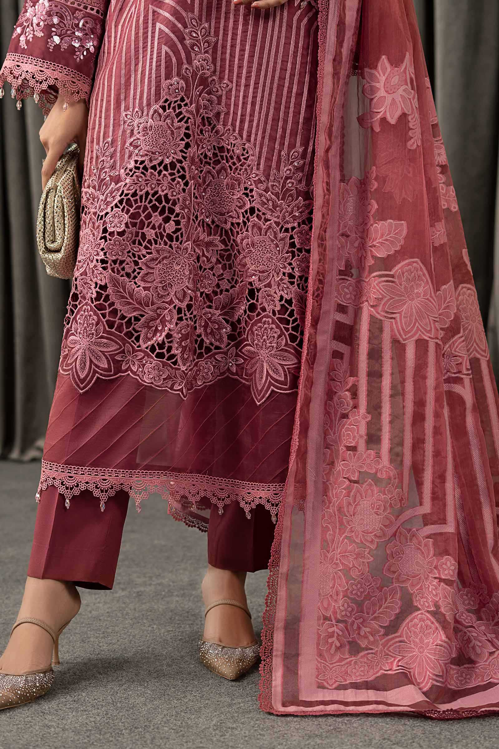 3 Piece Embroidered Organza Suit 34 3 Piece Embroidered Organza Suit