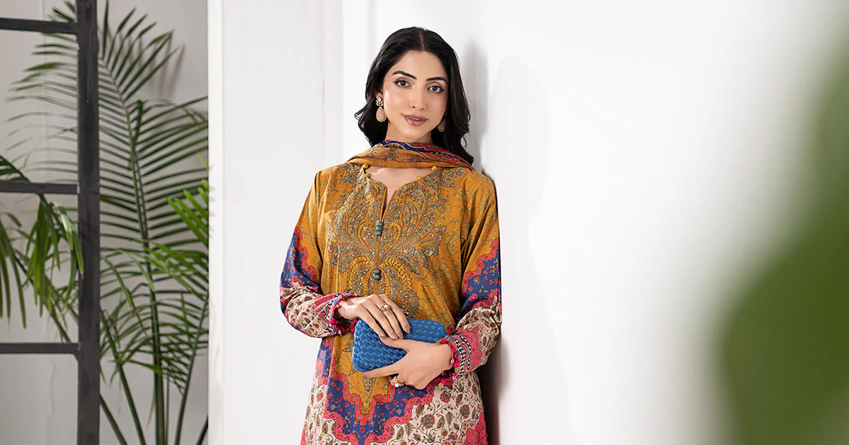 3 Piece Embroidered Cambric Suit 9 3 Piece Embroidered Cambric Suit