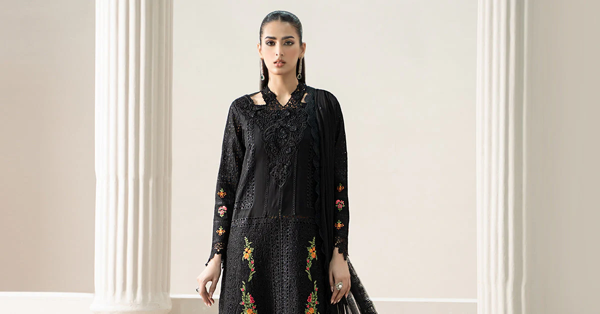 3 Piece Embroidered Lawn Suit | ELS-25-01