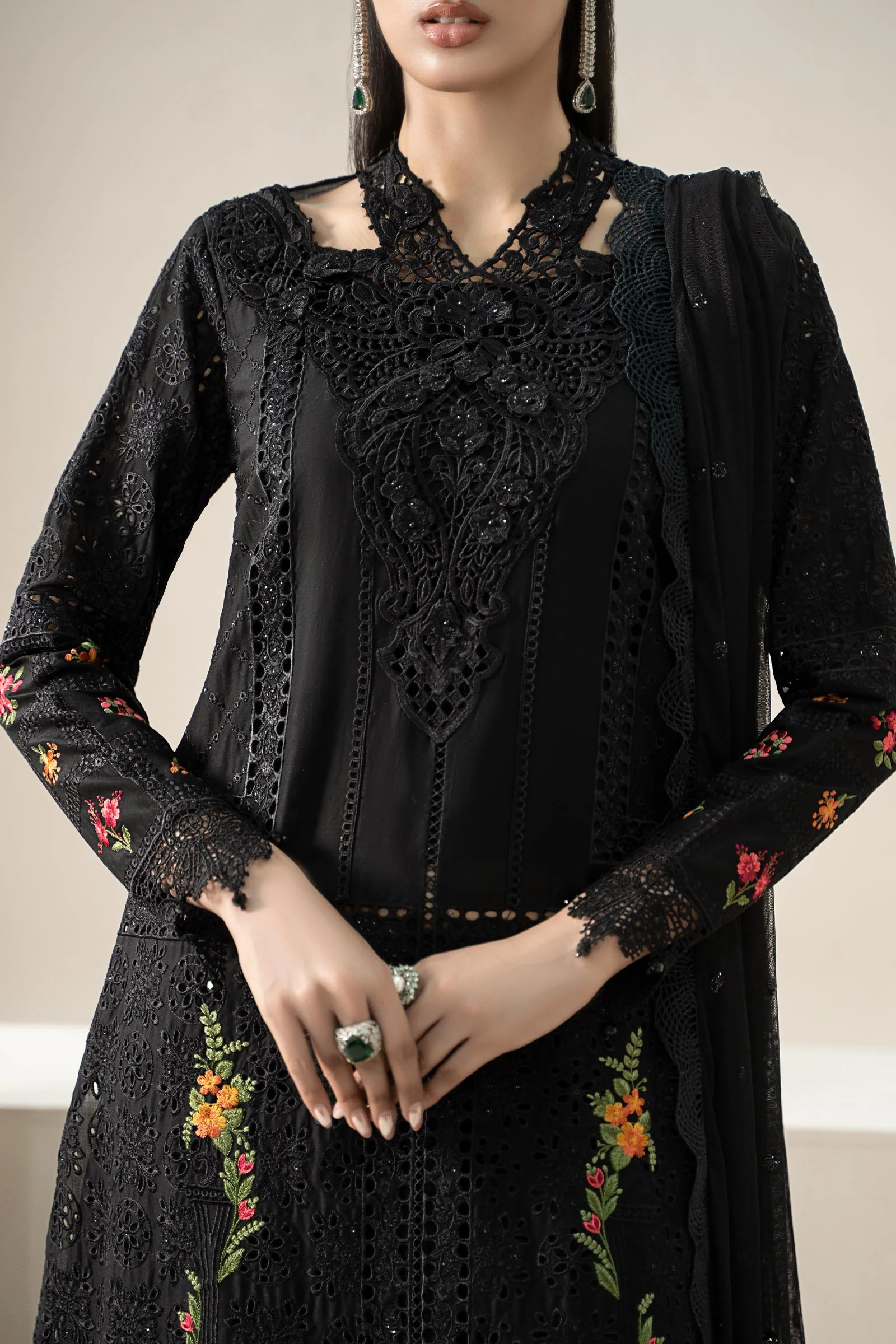 3 Piece Embroidered Lawn Suit | ELS-25-01