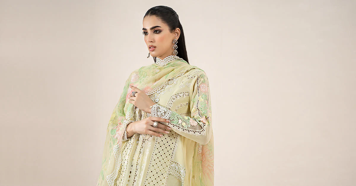 3 Piece Embroidered Lawn Suit | ELS-25-04