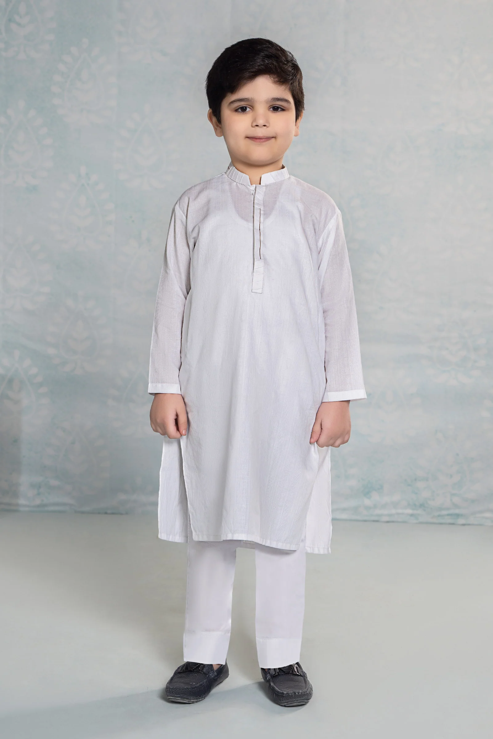 Embroidered Dobby Kurta