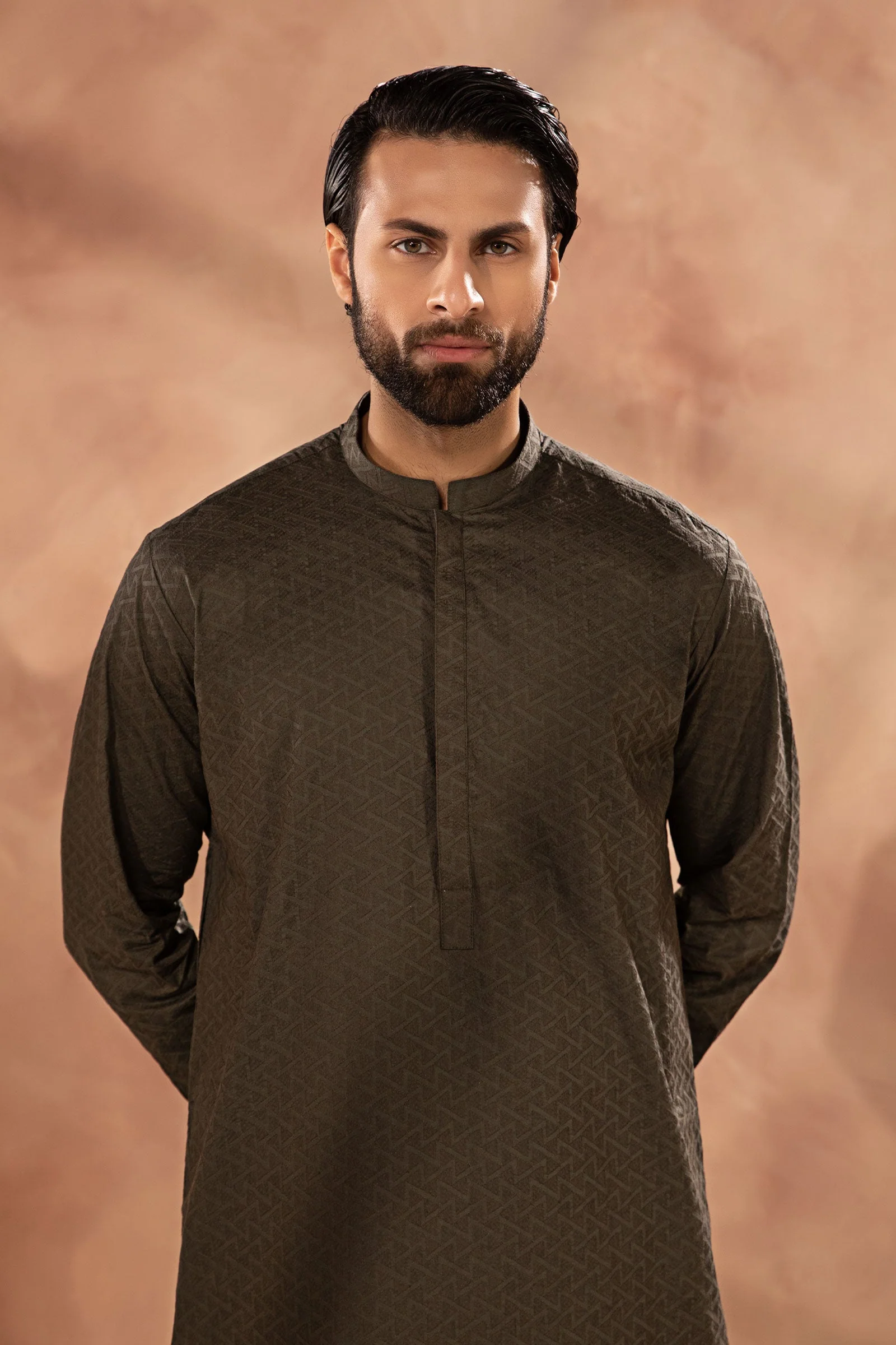 Embroidered Cotton Kurta