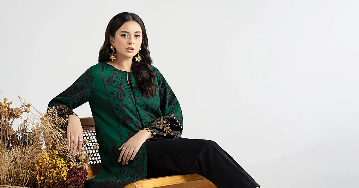 3 Piece Embroidered Cotton Dobby Suit 7 3 Piece Embroidered Cotton Dobby Suit