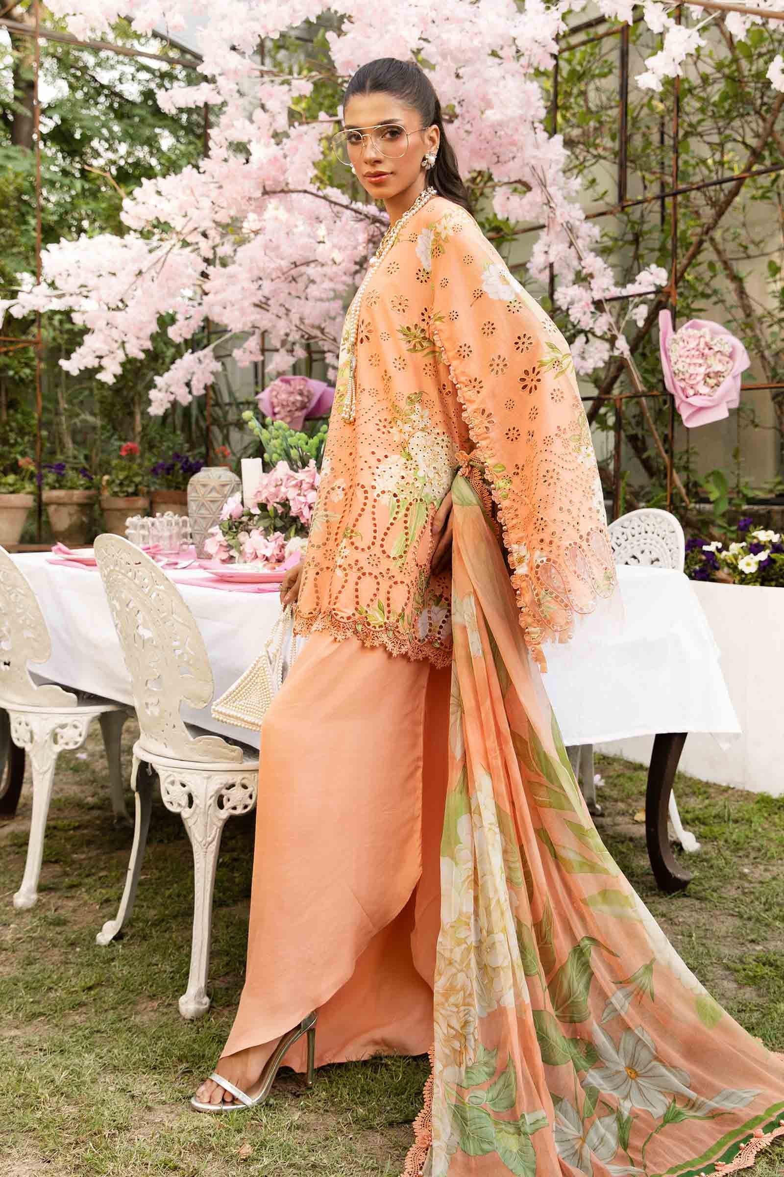 3 Piece Unstitched Embroidered Lawn Suit | MPT-2602-A