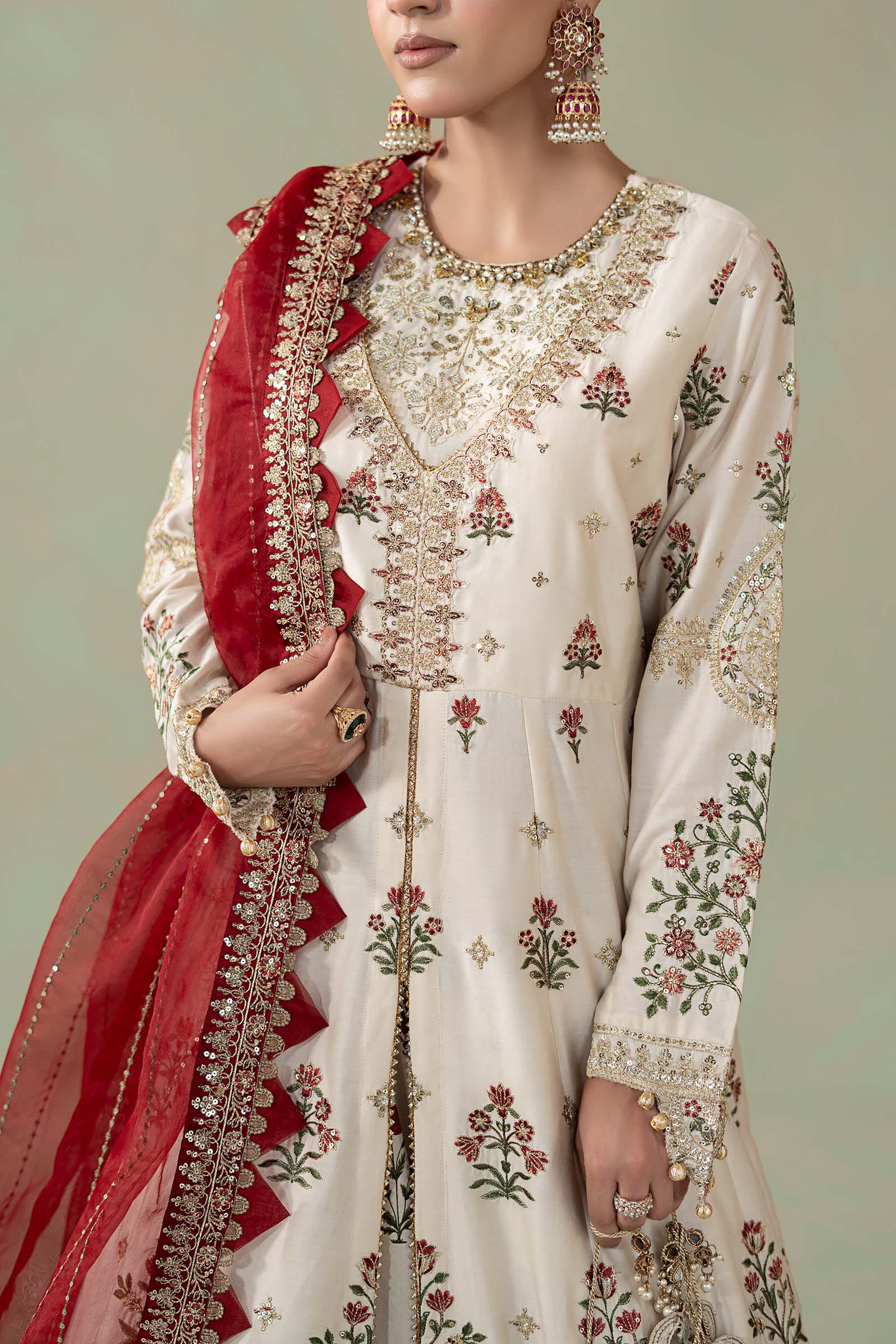 3 Piece Embroidered Cotton Satin Suit | CSS-801
