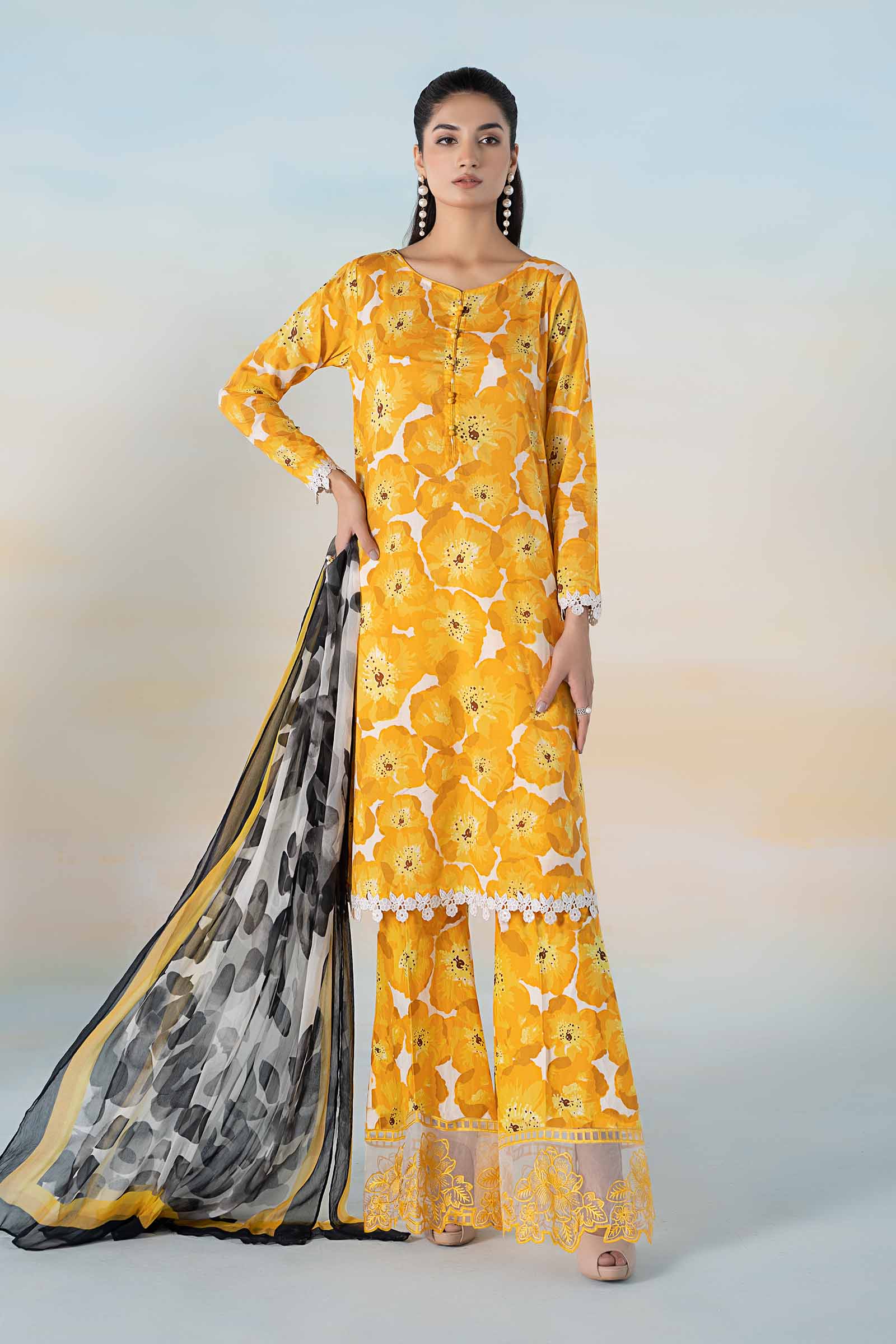 3 PIECE PRINTED LAWN SUIT