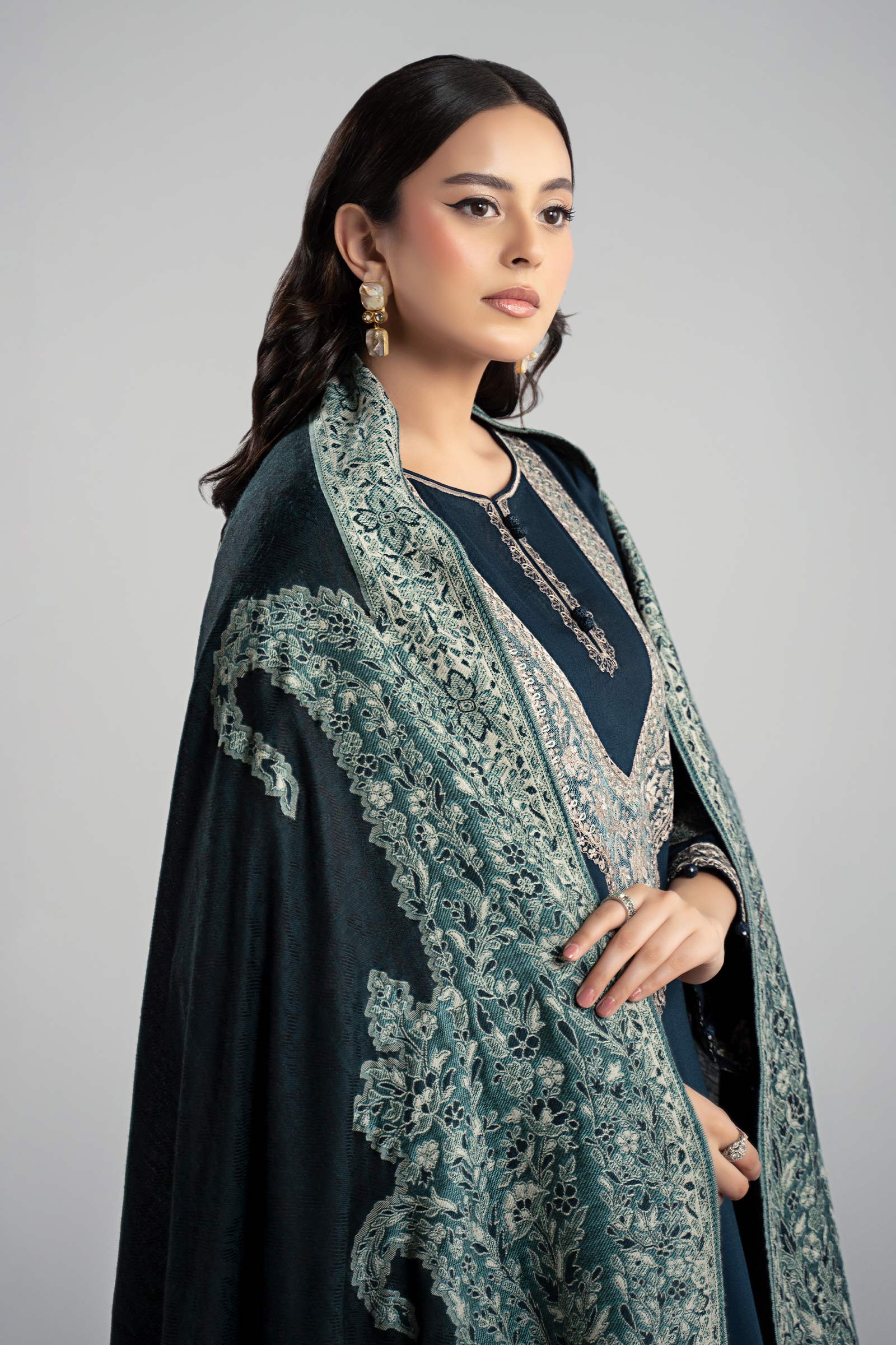 3 Piece Embroidered Linen Suit 5 3 Piece Embroidered Linen Suit