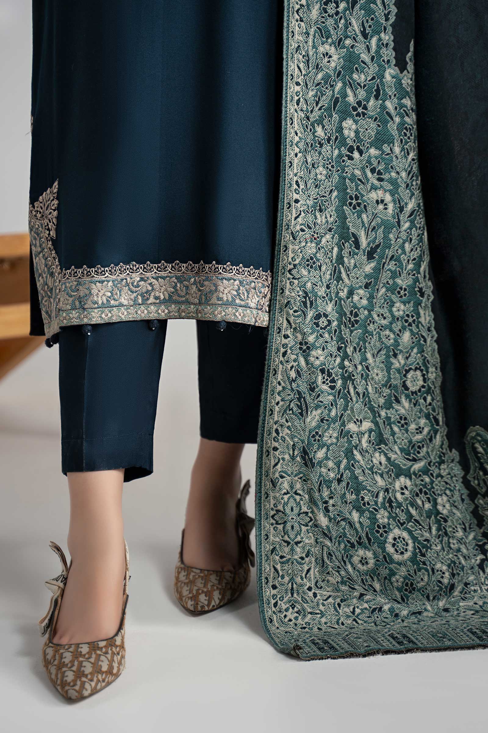 3 Piece Embroidered Linen Suit 7 3 Piece Embroidered Linen Suit